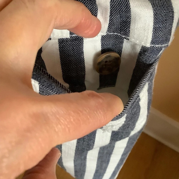 SANCTUARY Striped Boxer Cotton Bermuda Shorts - Picture 6 of 13